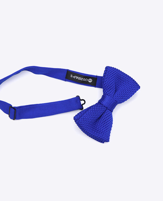 Noeud Papillon Bleu n°1 Homme en Tricot «Léon»