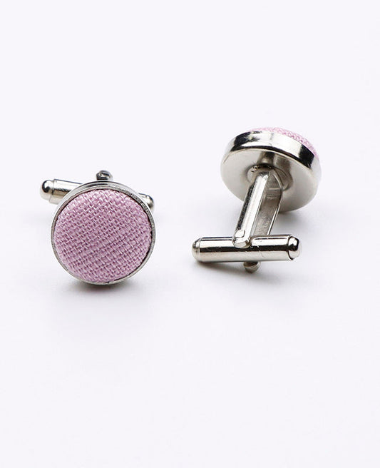 Boutons de Manchette Rose n°4 Homme en Coton | Edgard | Unipap's