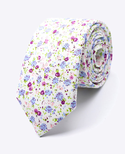 Cravate Liberty Gris Homme en Coton | Gaspard - Unipap's