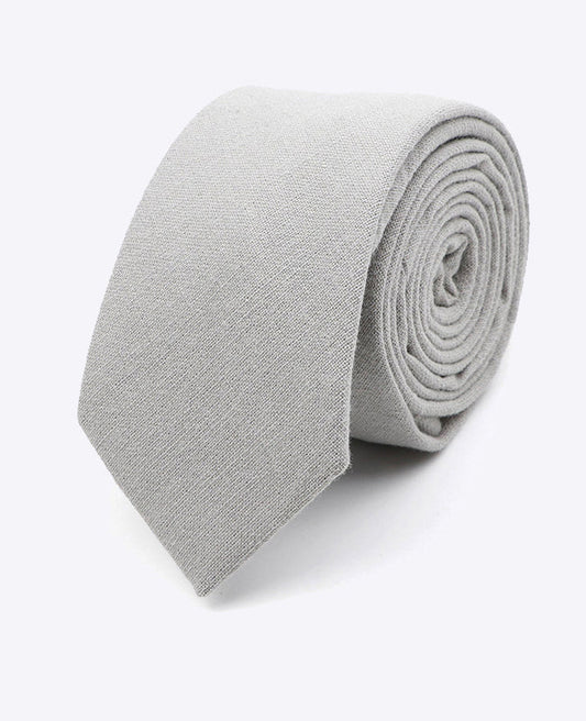 Cravate Gris n°3 Homme en Coton | Edgard | Unipap's