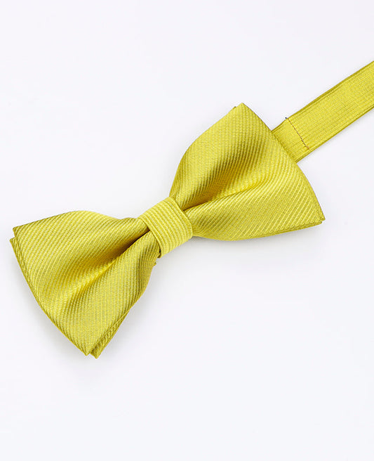 Noeud Papillon Jaune n°2 Homme en Polyester | Lucien - Unipap's