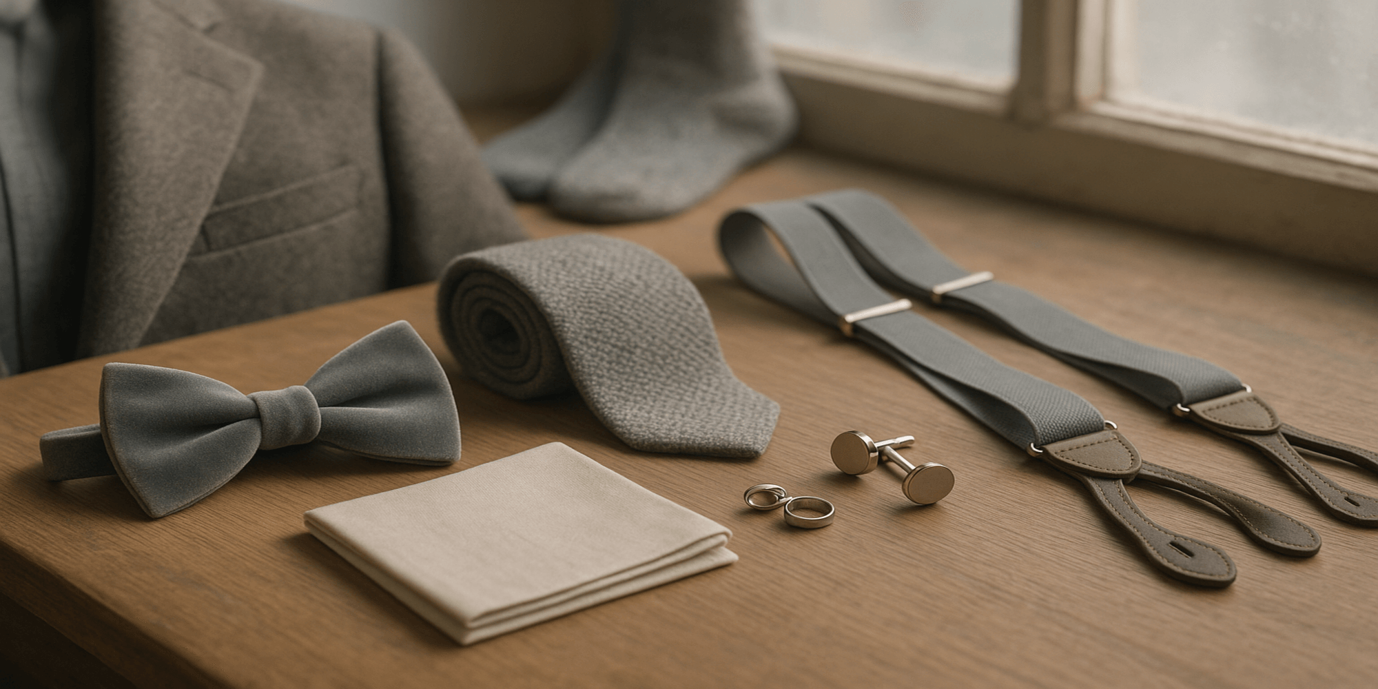 Pourquoi les accessoires de costume gris sont-ils un choix élégant pour l’hiver ? Obraz