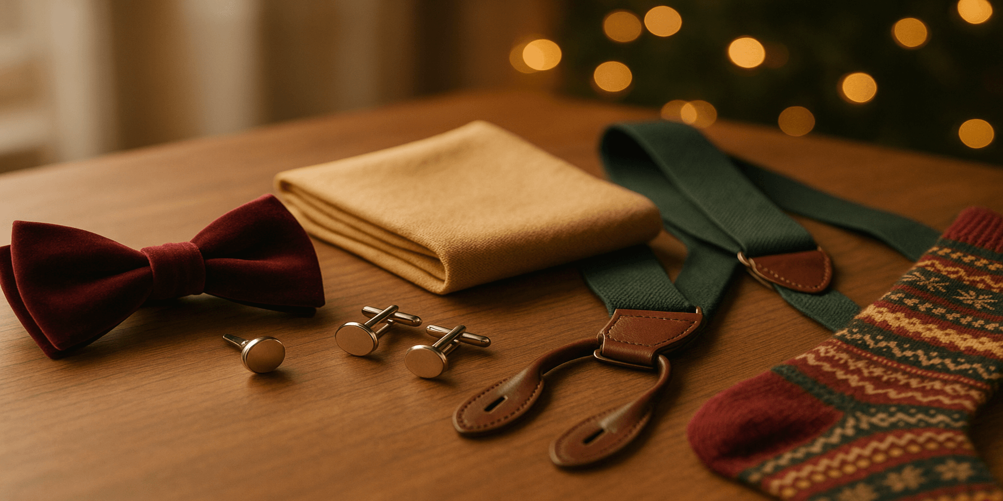 Quels accessoires de costume choisir pour un look élégant lors des fêtes de fin d’année ? Obraz