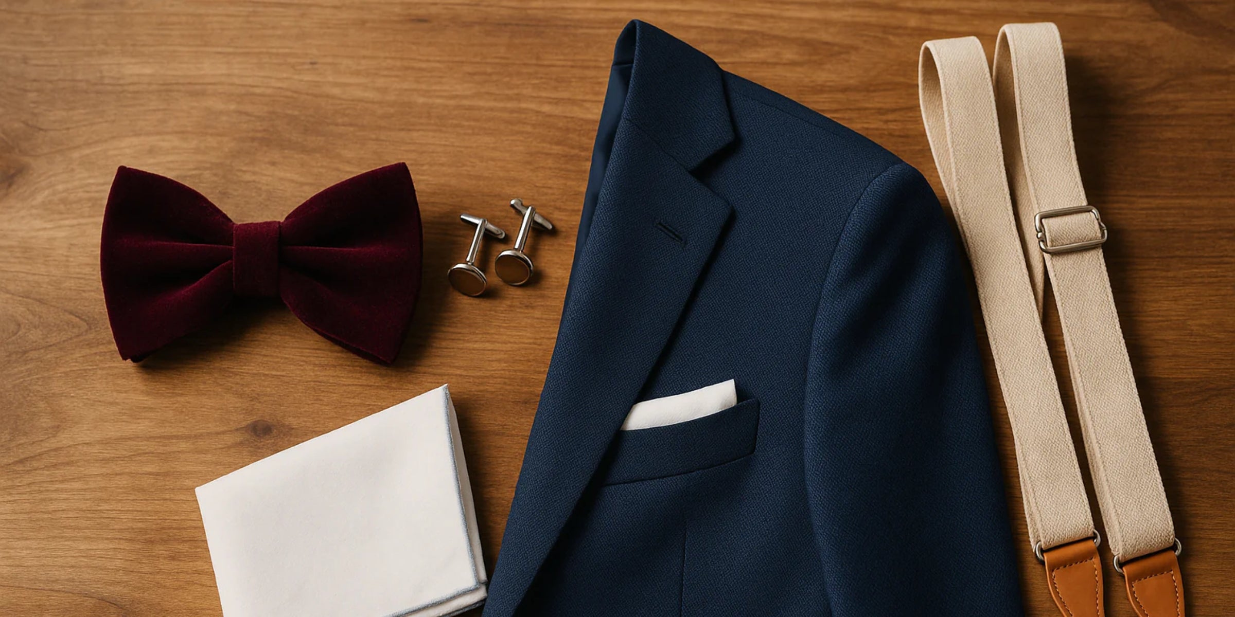 Comment assortir une pochette de costume à un nœud papillon pour un look homme élégant ? Zdjęcie