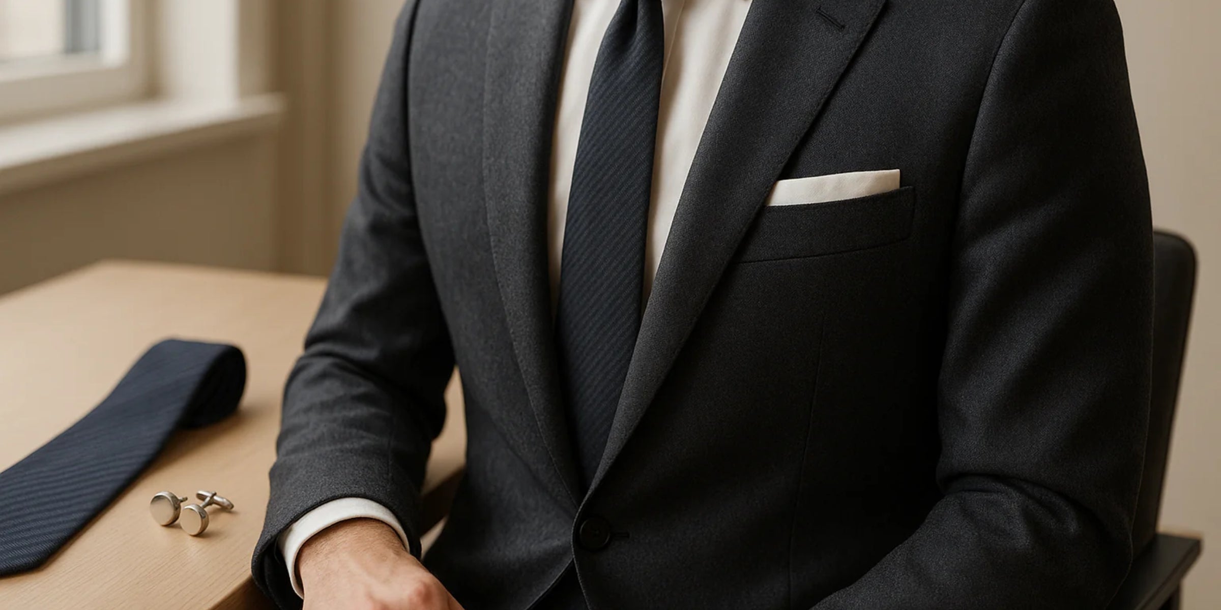 Comment choisir une pochette de costume pour un look homme élégant au bureau ? Zdjęcie