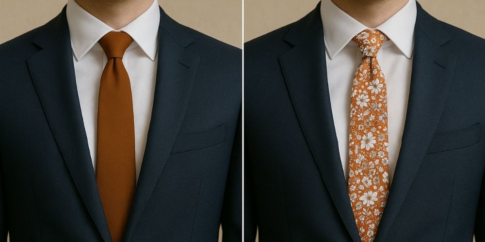 Cravate unie ou à motifs : laquelle choisir pour un look homme élégant ? Obraz