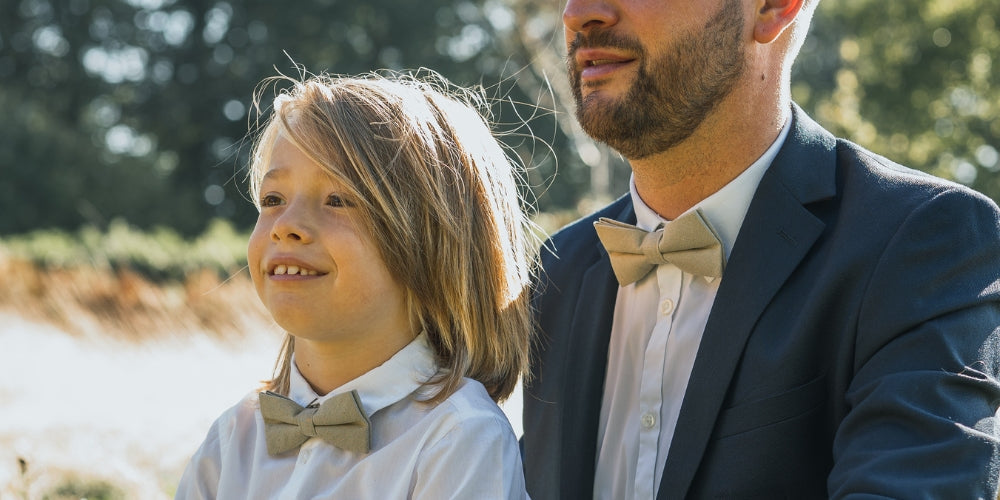 Nœud papillon en lin : comment le porter pour un look homme élégant en été ? Zdjęcie