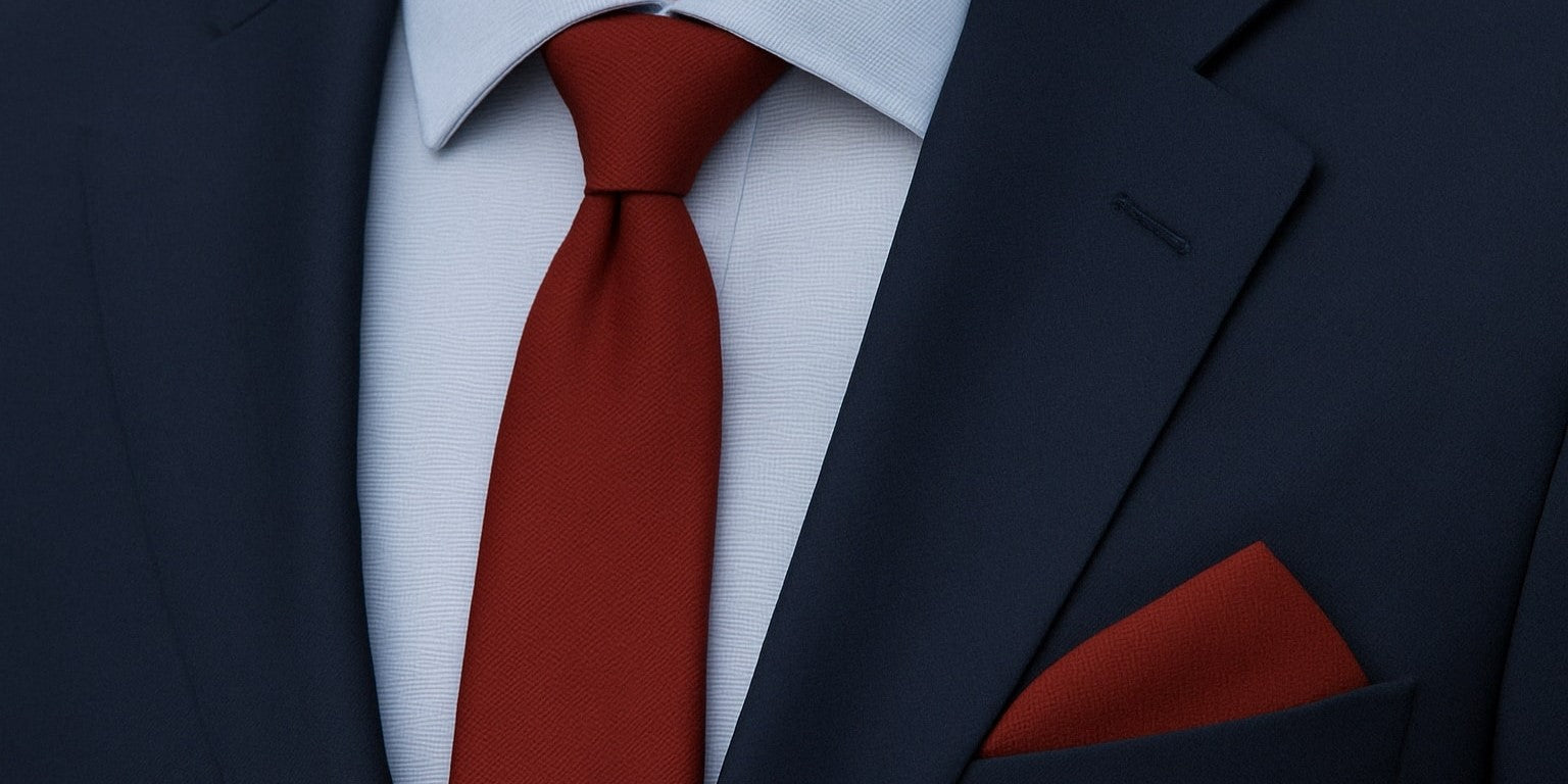 Comment assortir une pochette de costume à une cravate avec élégance ? Obraz