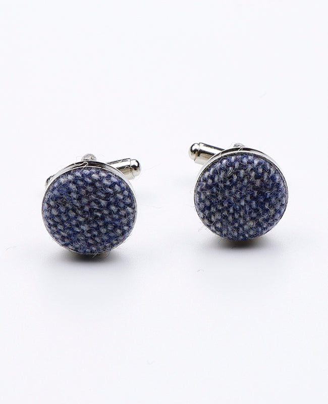 Boutons de Manchette Bleu n°3 en Laine | Claude - Unipap's