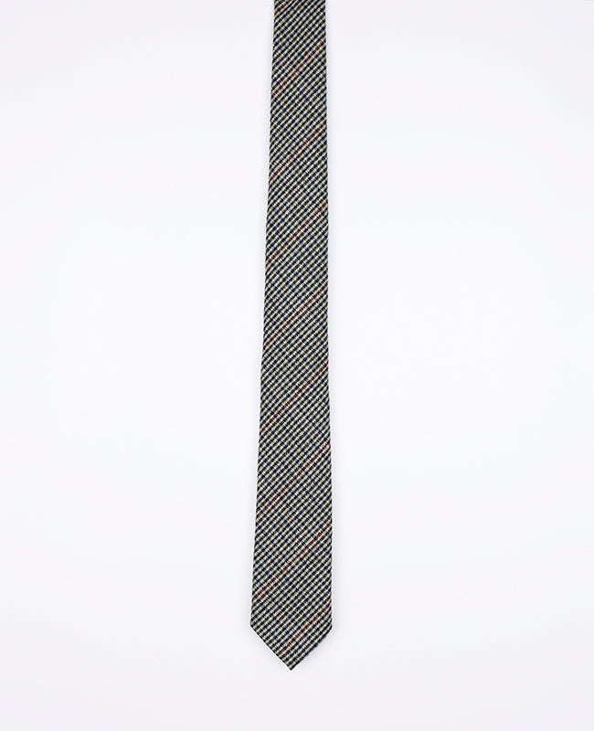 Krawat Tartan Szary nr9 Mężczyzna Wełna | Nobert - Unipap's