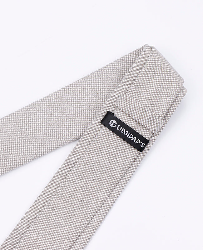 Cravate Gris n°2 Homme en Coton | Edgard - Unipap's