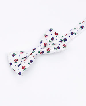 Noeud Papillon Liberty Blanc n°1 Enfant en Coton 