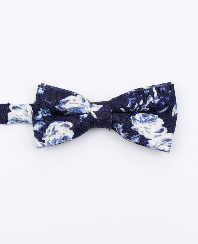 Noeud Papillon Liberty Bleu n°6 Enfant en Coton | Charles - Unipap's