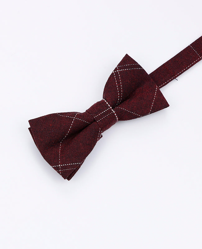 Muszka Tartan Czerwony Dzieci w Bawełna | Marcel - Unipap's