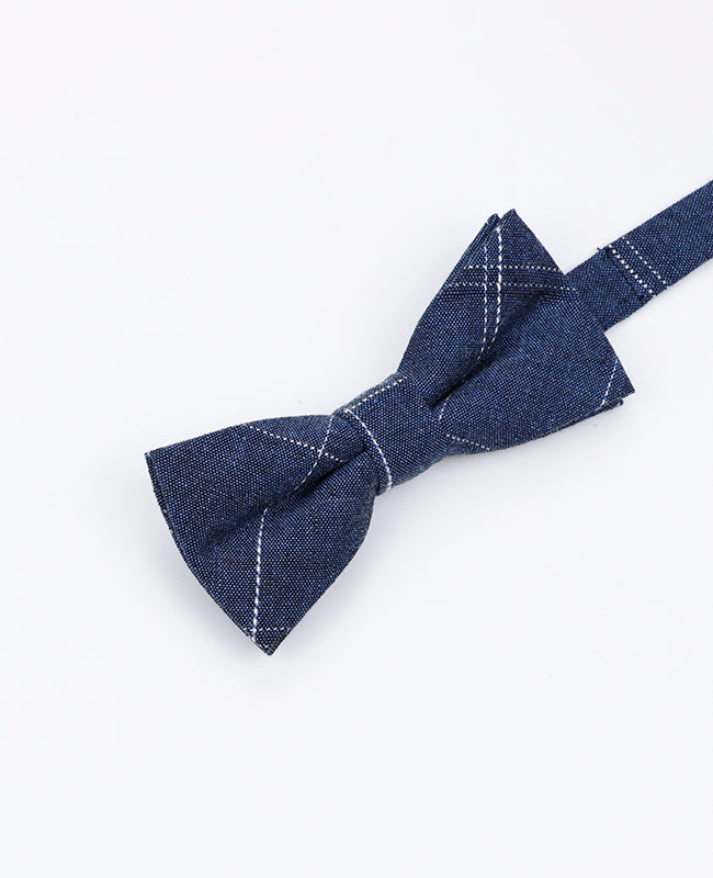 Muszka Tartan Niebieski Dzieci z Bawełny | Marcel - Unipap's