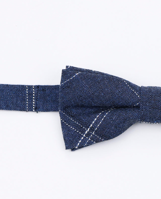 Muszka Tartan Niebieski Dzieci z Bawełny | Marcel - Unipap's
