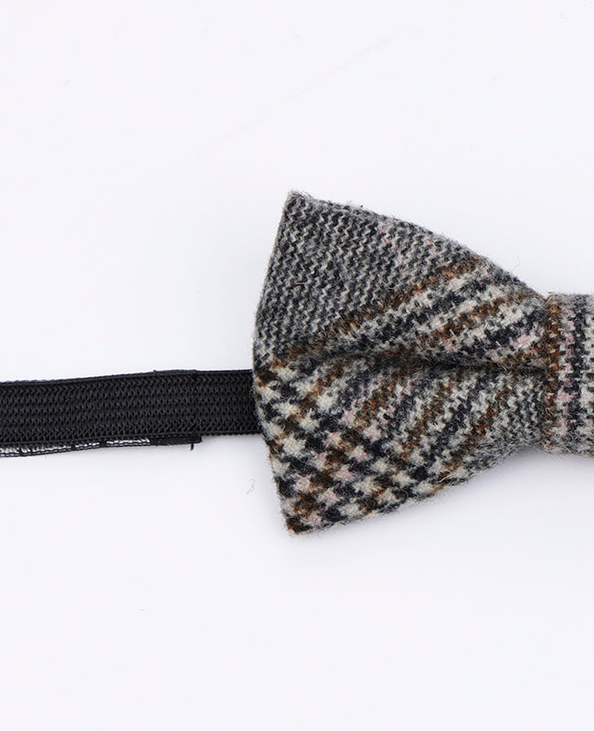 Muszka Tartan Szary nr 7 Dzieci w Wełna | Norbert - Unipap's