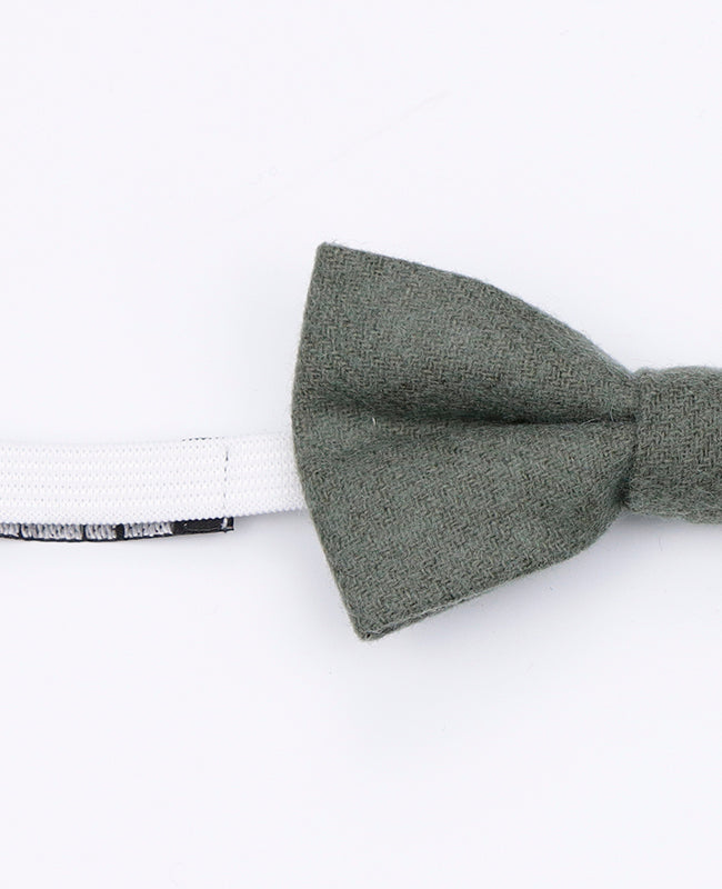 Noeud Papillon Vert n°2 Enfant en Laine | Claude - Unipap's