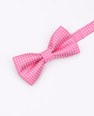 Noeud Papillon Rose n°2 à Pois Enfant en Polyester | Louis - Unipap's
