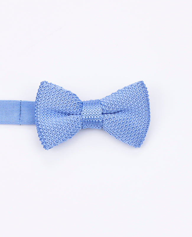 Noeud Papillon Bleu n°3 Enfant en Tricot «Léon»
