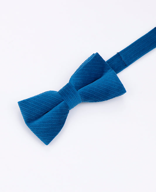 Noeud Papillon Bleu n°2 Enfant en Velours «Marius»