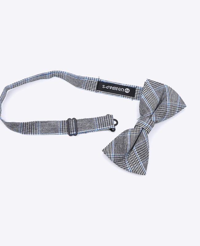 Muszka Tartan Szary nr 1 Mężczyzna z Bawełny | Marcel - Unipap's