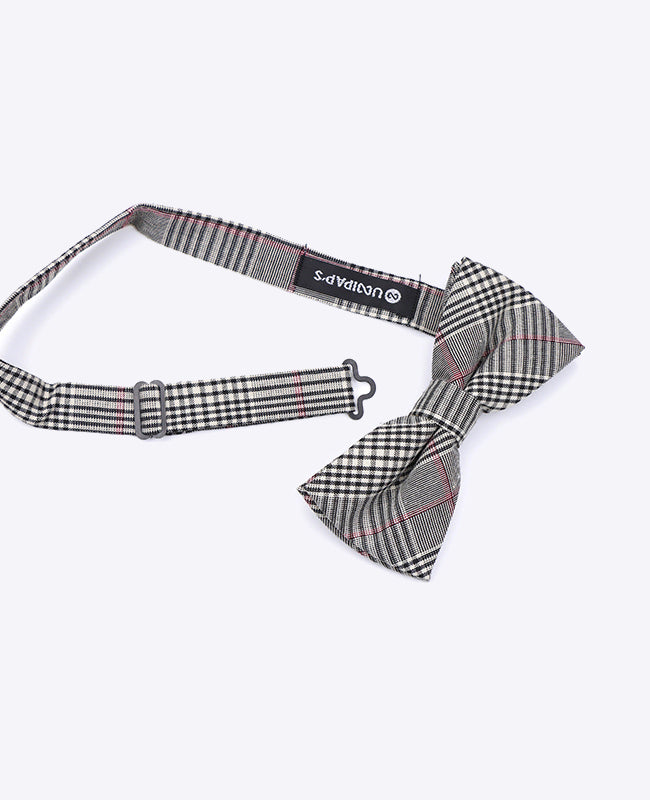 Muszka Tartan Gris nr 3 męska z bawełny «Marcel»