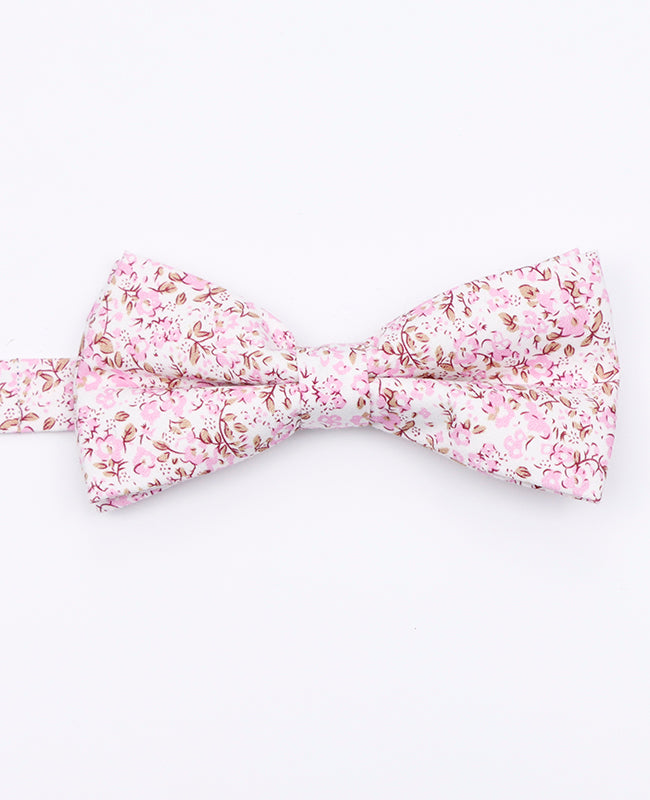 Noeuds Papillon Liberty Rose n°4 Père & Fils en Coton «Gaspard»