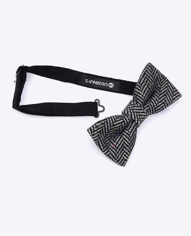 Muszka Tartan Szary nr 1 Mężczyzna z Wełny | Norbert - Unipap's
