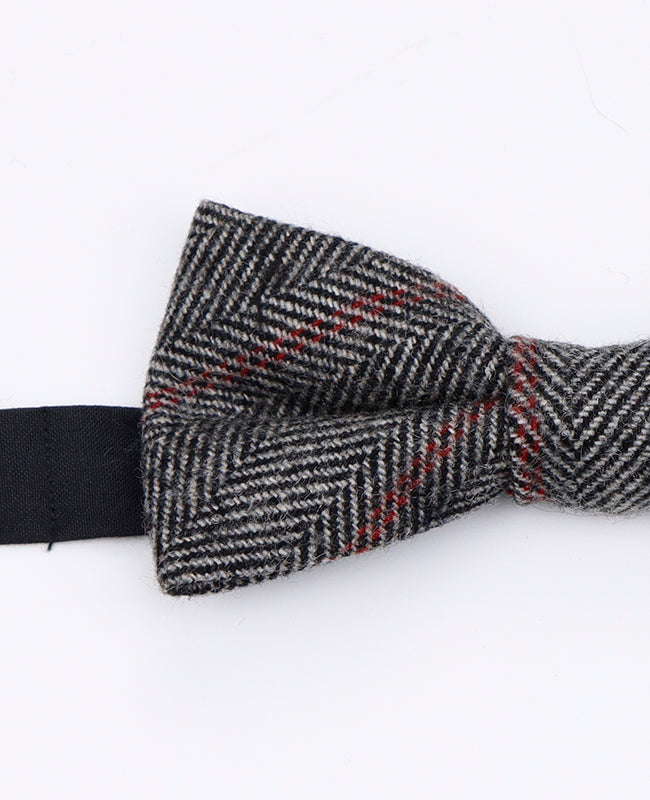Muszka Tartan Szary nr 4 Mężczyzna z Wełna | Norbert - Unipap's