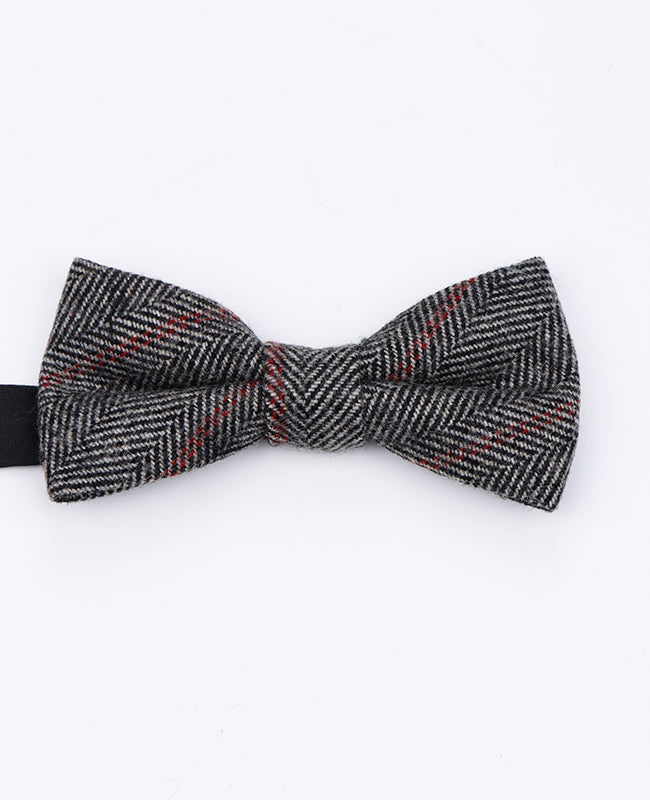 Muszka Tartan Szary nr 4 Mężczyzna z Wełna | Norbert - Unipap's
