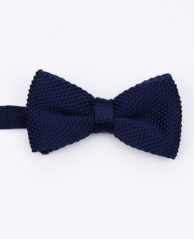 Noeud Papillon Bleu n°2 Homme en Tricot «Léon»