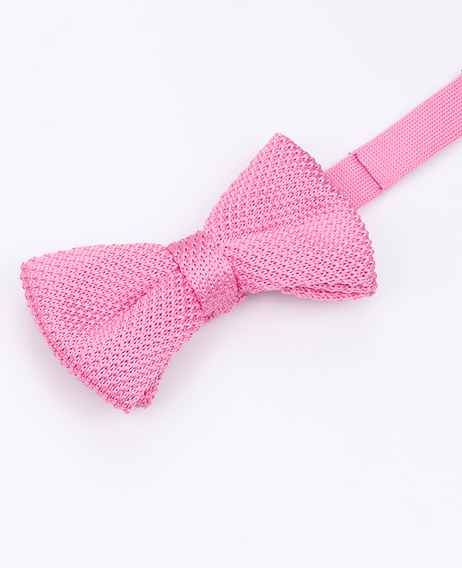 Noeud Papillon Rose n°2 Homme en Tricot «Léon»