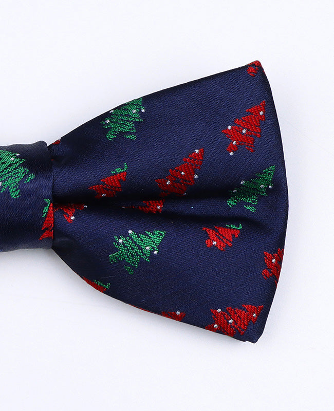 Muszka na Boże Narodzenie Niebieski nr 2 Mężczyzna z Poliestru „Christmas"