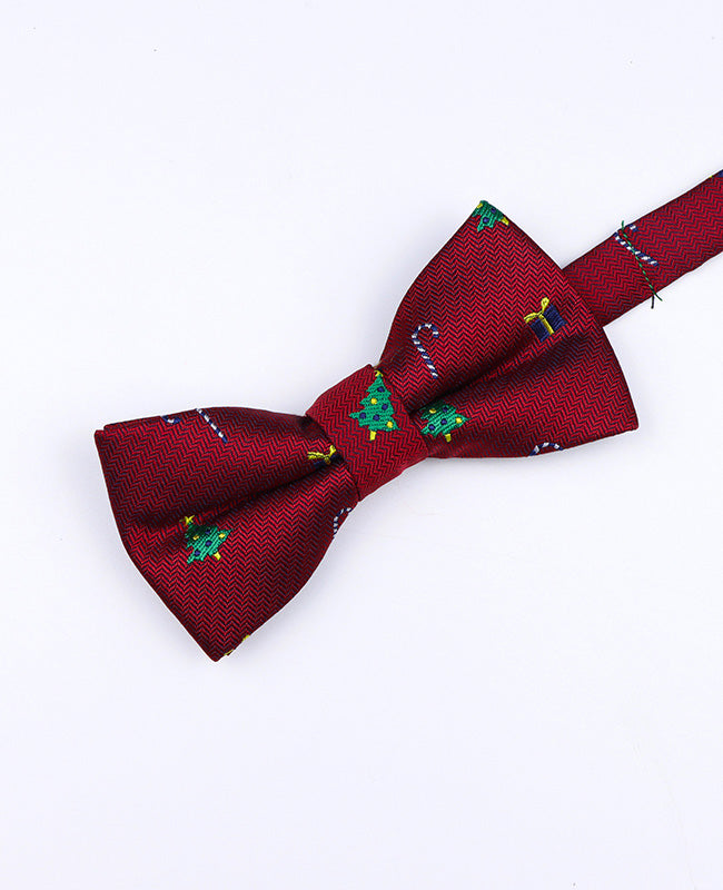 Muszka Świąteczna Czerwona nr 2 Dzieci w Poliester „Christmas"