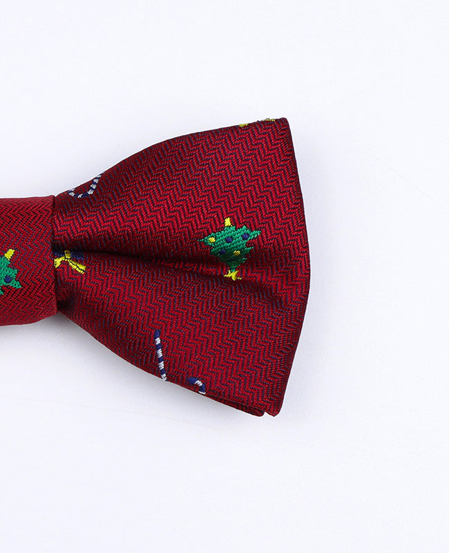 Muszka na Boże Narodzenie Czerwony nr 2 Dzieci z Poliestru „Christmas"