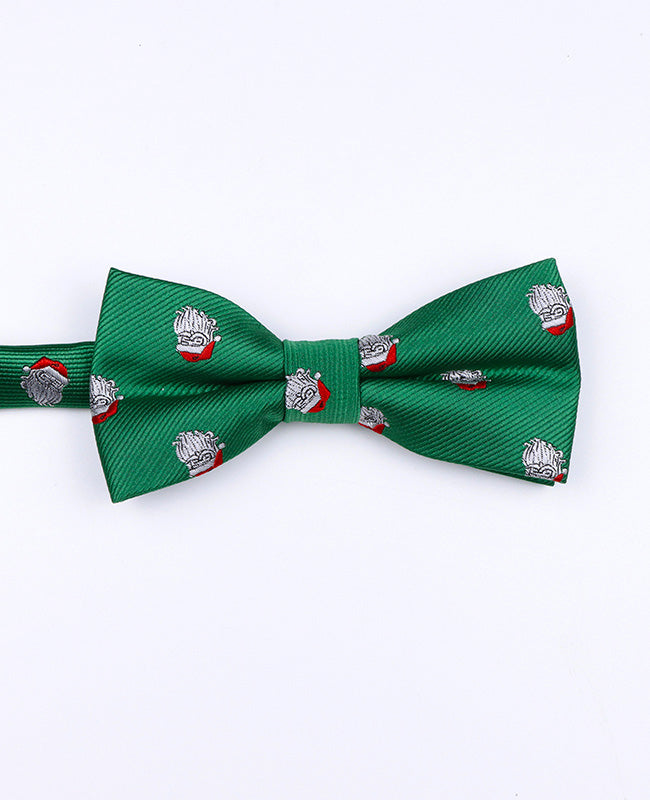 Muszka Bożonarodzeniowa Zielona nr 1 Dzieci z Poliestru „Christmas"