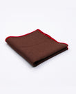 Pochette de Costume Marron n°2 en Lin | Basile - Unipap's