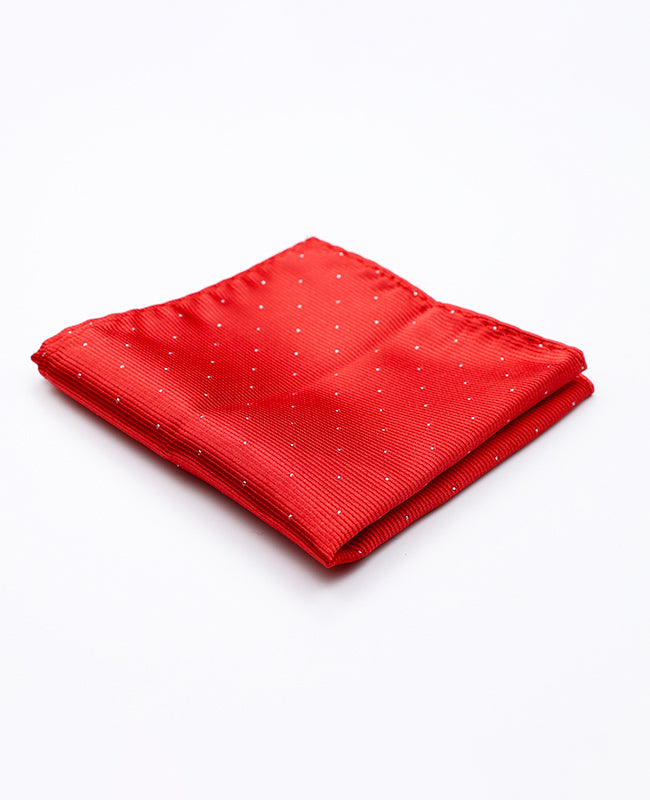 Pochette de Costume Rouge n°2 en Polyester | Georges - Unipap's