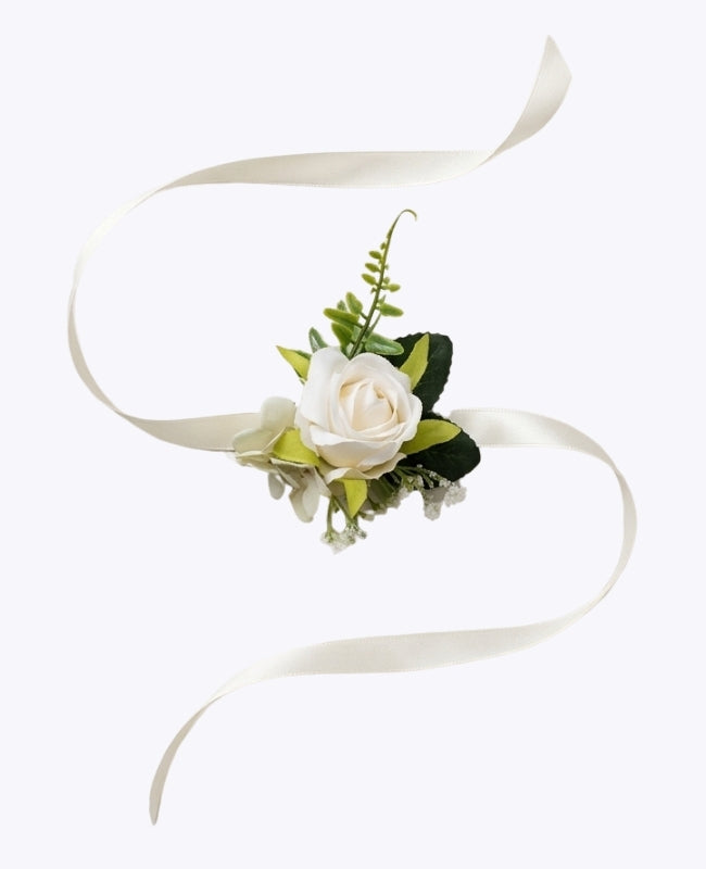 Bracelet Fleur Beige Femme "Gabriel"