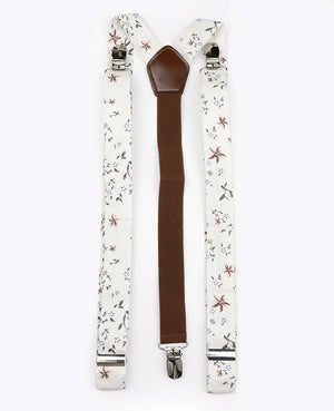 Szelki Mężczyzna Liberty Biały nr 8 z Bawełny „Charles