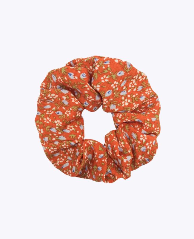Chouchou Liberty Orange Femme «Suzanne»