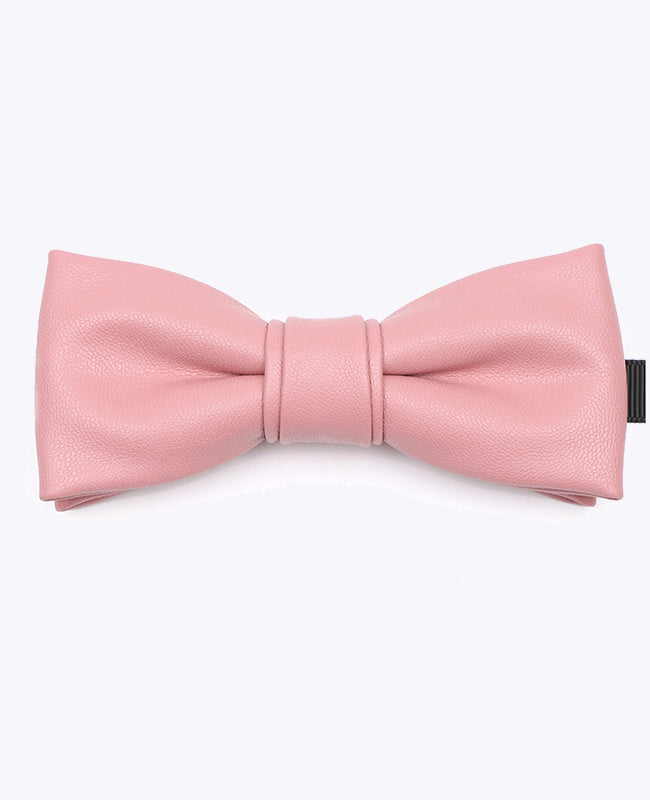 Noeud Papillon Rose n°2 Homme en Cuir «Achille»