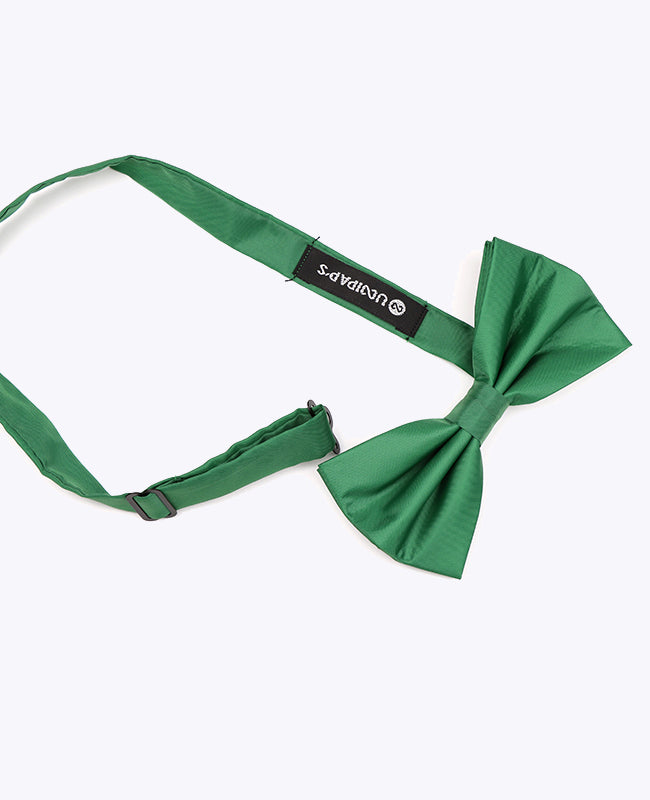 Męska mucha zielona nr 2 z recyklingowanego poliestru «Marin»