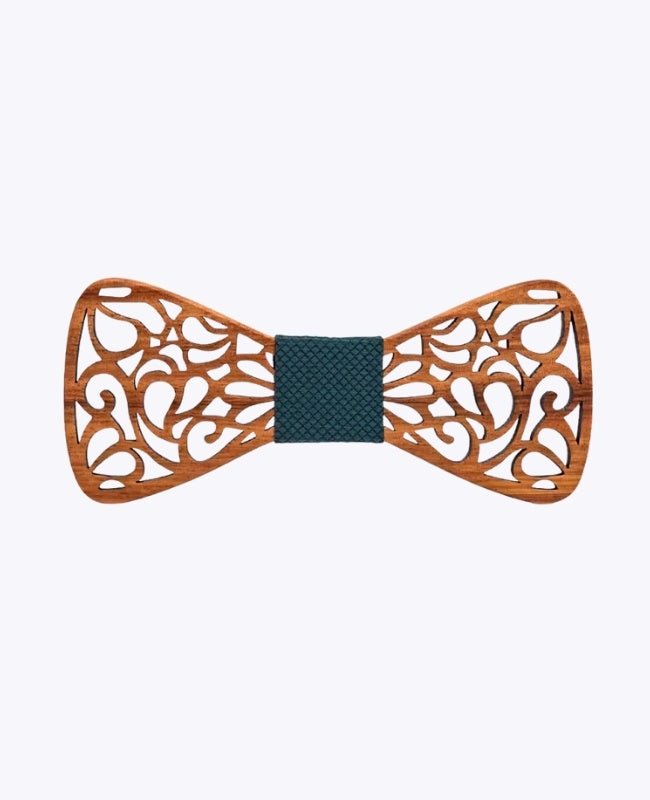 Noeud Papillon Vert Homme en Bois «Hercule»