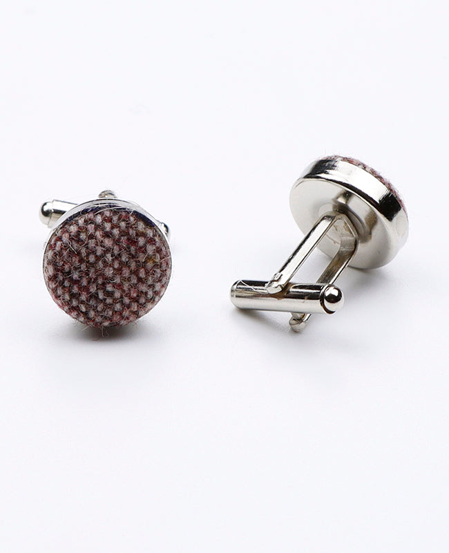 Boutons de Manchette Rouge n°5 en Laine | Claude - Unipap's