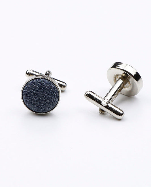 Boutons de Manchette Bleu n°7 en Polyester | Octave - Unipap's