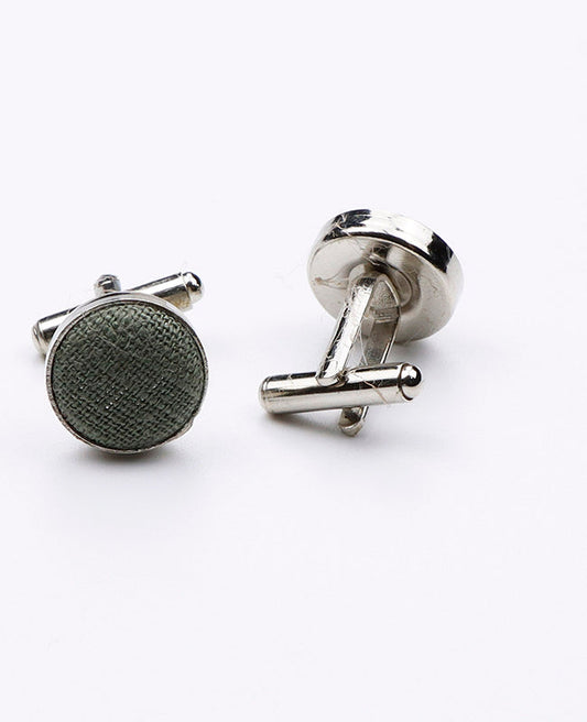 Boutons de Manchette Vert n°3 Homme en Coton | Edgard | Unipap's