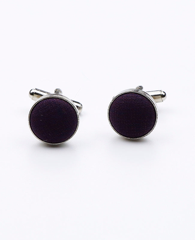 Boutons de Manchette Violet n°2 en Polyester | Octave - Unipap's