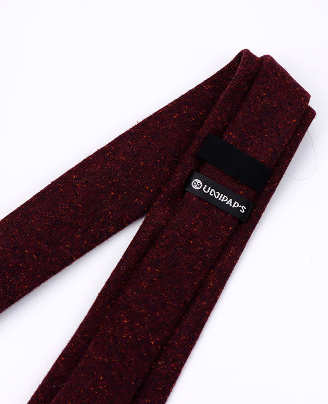 Cravate Rouge n°2 Homme en Laine | Claude - Unipap's